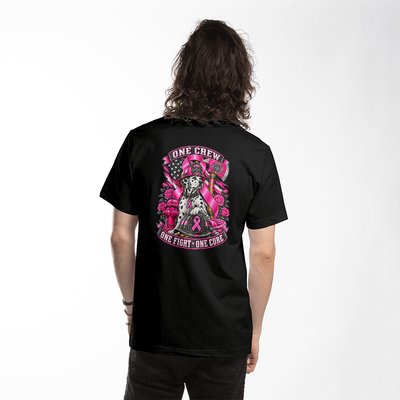 One Crew One Fight One Cure Bella + Canvas 3001 Jersey Tee
