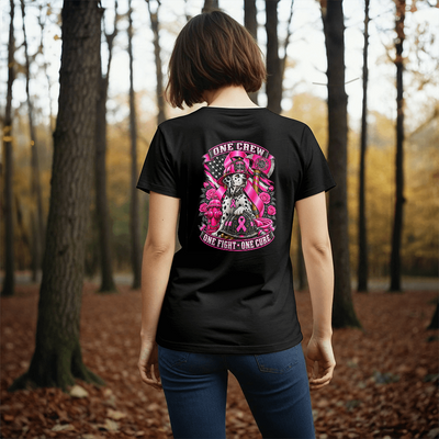 One Crew One Fight One Cure Bella + Canvas 3001 Jersey Tee