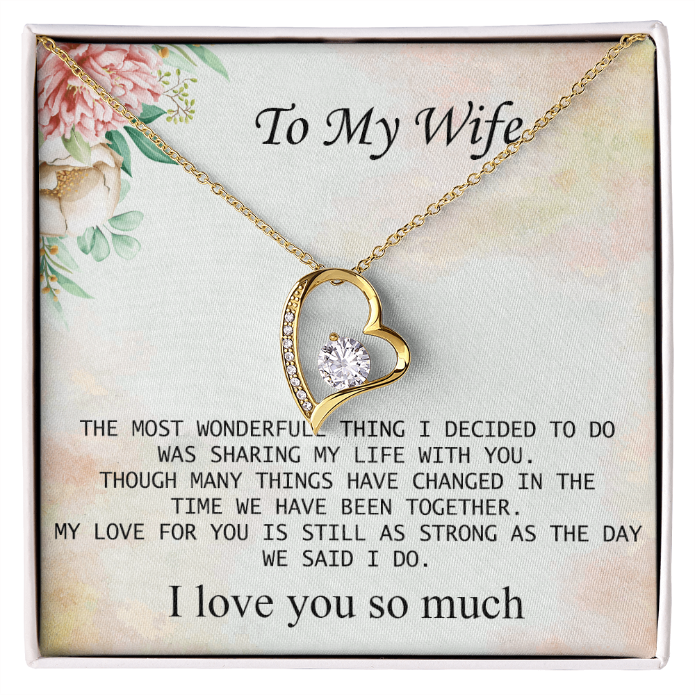 To my wife