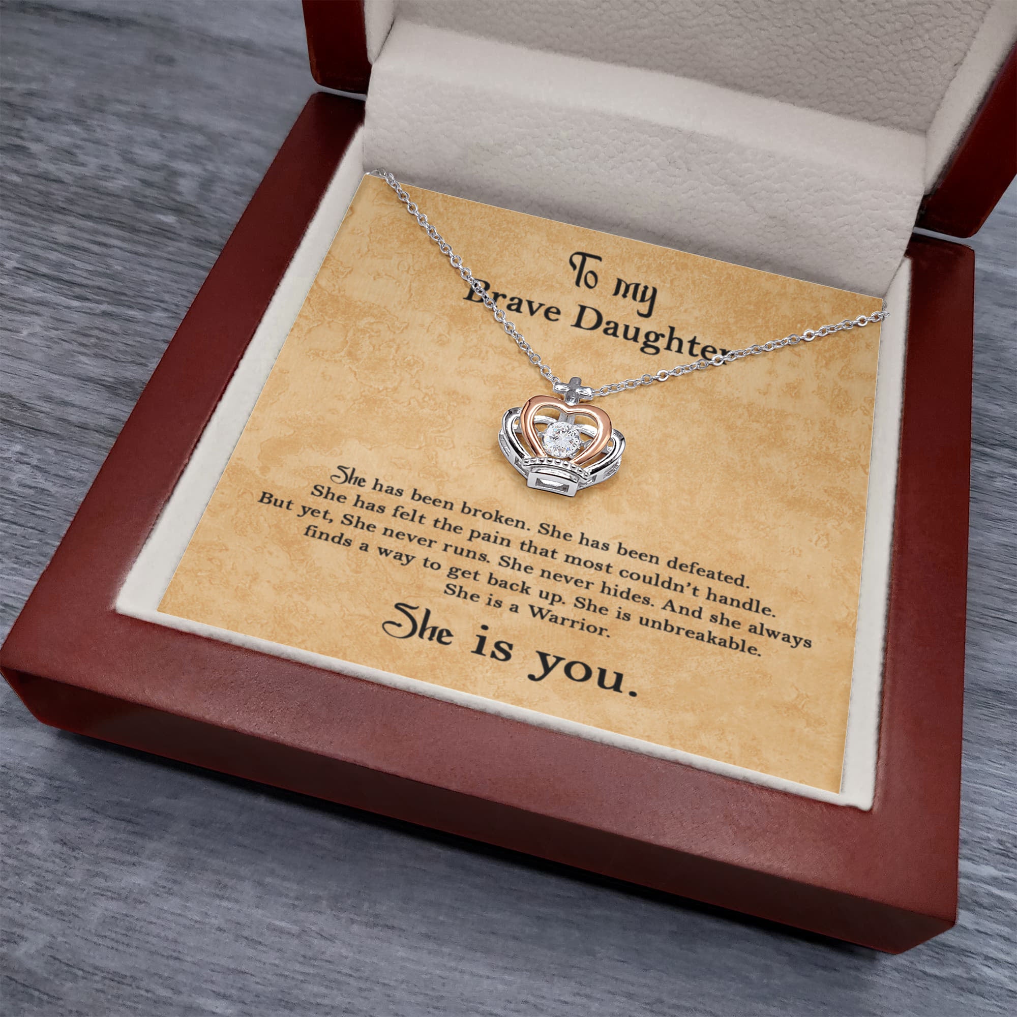 To My Brave Daughter