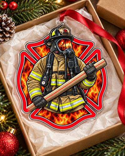Fire Department Acrylic Ornament