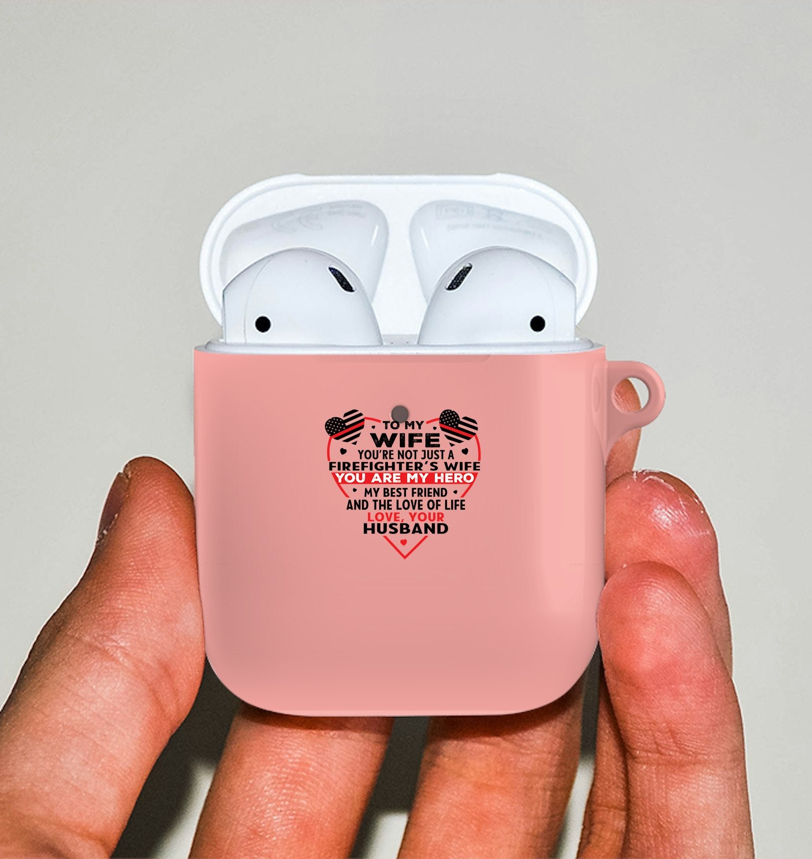 To My Firefighter Wife Airpod case