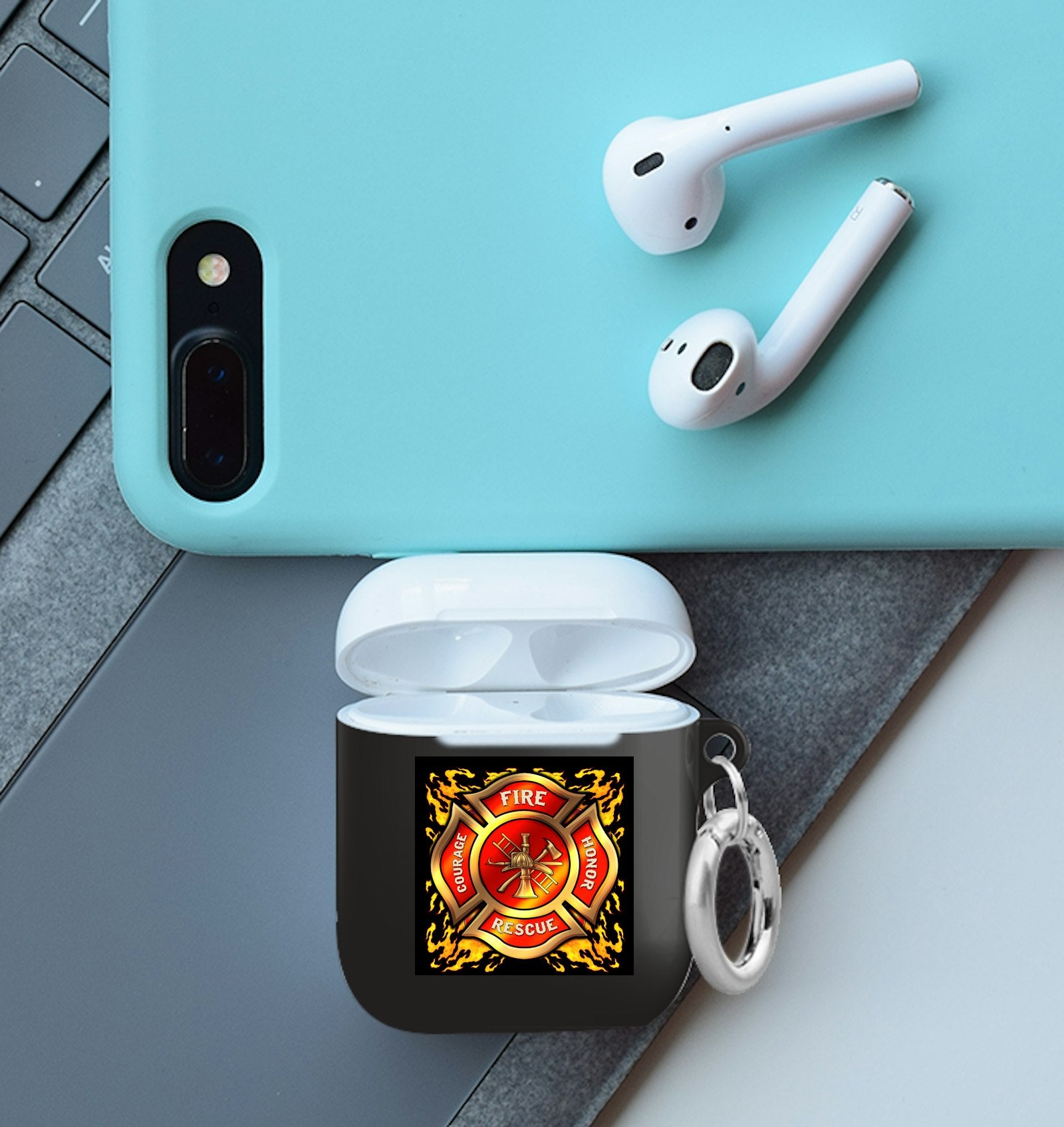 Firefighter Logo Airpod Case