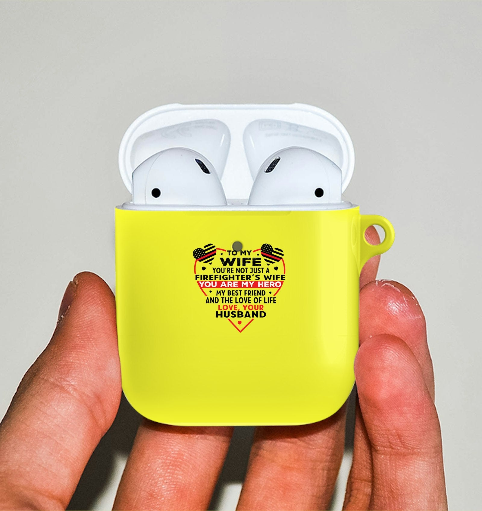 To My Firefighter Wife Airpod case