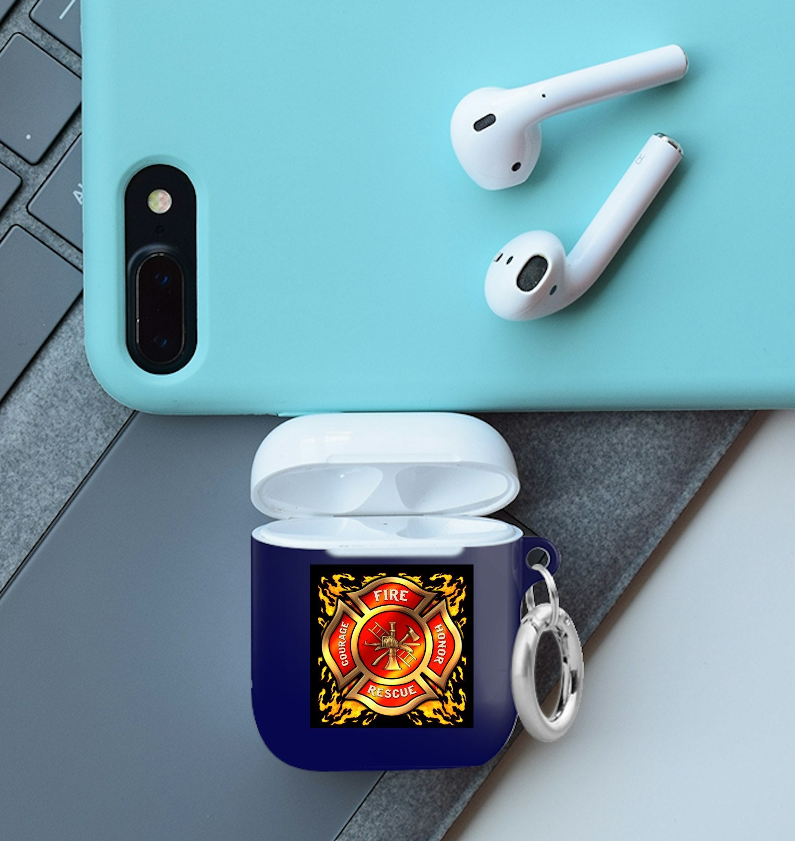 Firefighter Logo Airpod Case