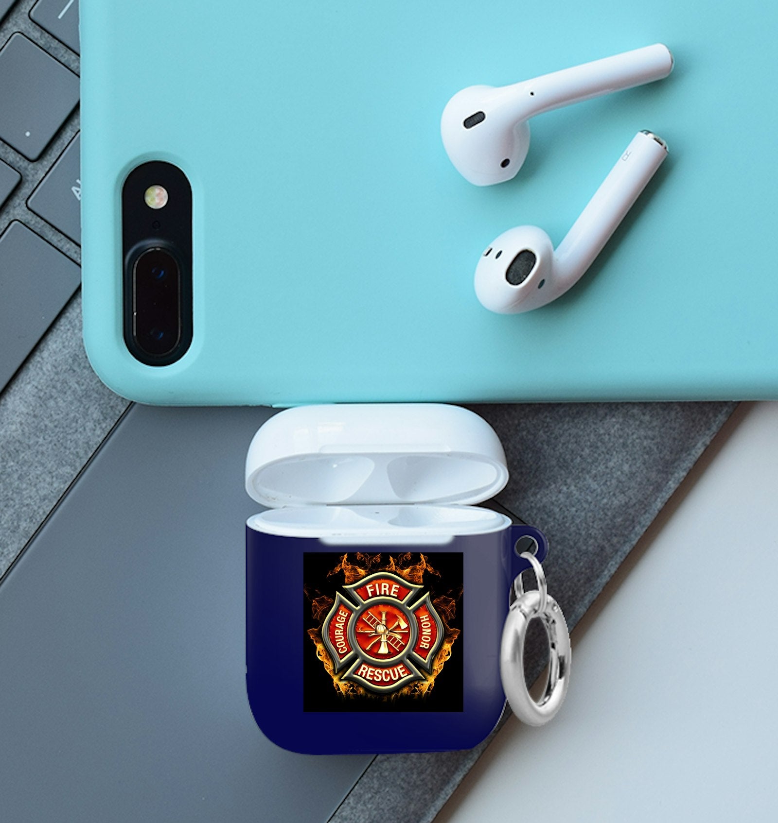 Firefighter Logo Airpod Case